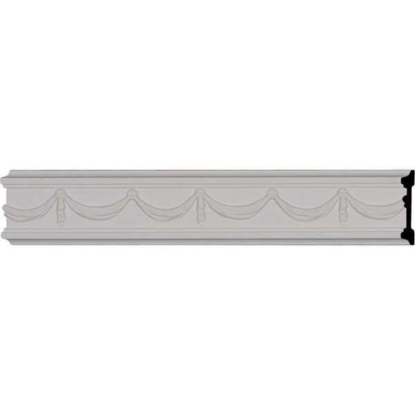 Ekena Millwork SAMPLE - 2 1/2"H x 1/2"P x 12"L Federal Chair Rail - SAMPLE-CHA02X01FE