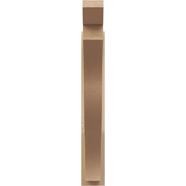 Ekena Millwork 5 1/2-in W x 36-in D x 36-in H Funston Slat Rough Cedar Woodgrain TimberThane Outlooker, Primed Tan - OUTUR055X36X36FST24RCPR
