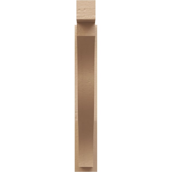 Ekena Millwork 5 1/2-in W x 30-in D x 36-in H Funston Block Rough Cedar Woodgrain TimberThane Outlooker, Primed Tan - OUTUR055X30X36FST44RCPR