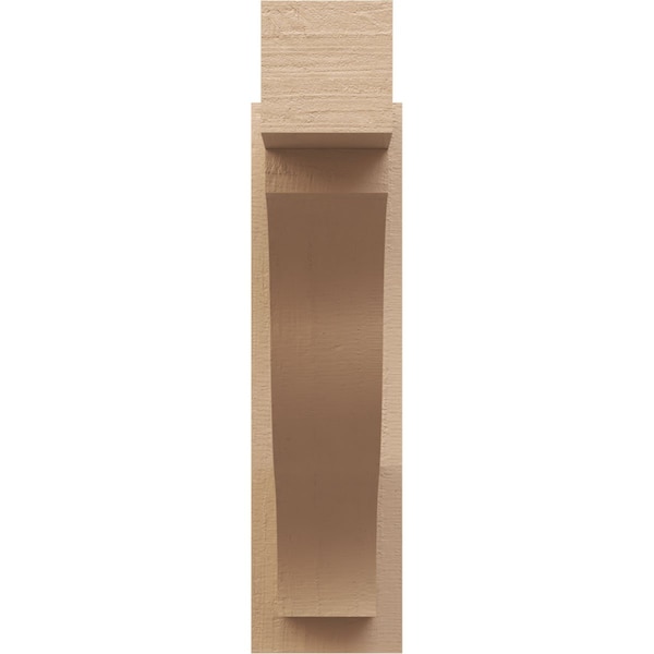 Ekena Millwork 5 1/2-in W x 20-in D x 20-in H Funston Block Rough Cedar Woodgrain TimberThane Outlooker, Primed Tan - OUTUR055X20X20FST44RCPR