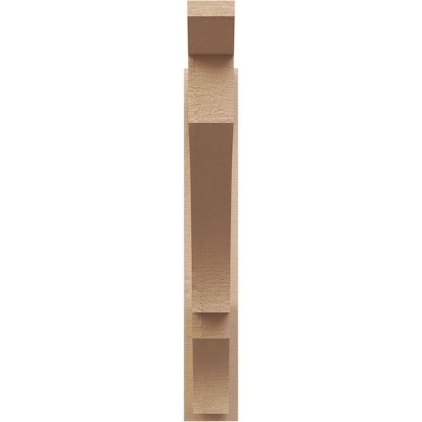 Ekena Millwork 5 1/2-in W x 36-in D x 36-in H Balboa Slat Rough Cedar Woodgrain TimberThane Outlooker, Primed Tan - OUTUR055X36X36BOA24RCPR