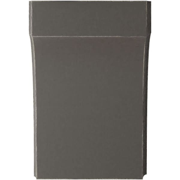 Ekena Millwork 5 1/4"W x 4"D x 8"H Clarksville Wood Vintage Decor Bracket, Reclaimed Grey - BKTWD05X04X08CVGY