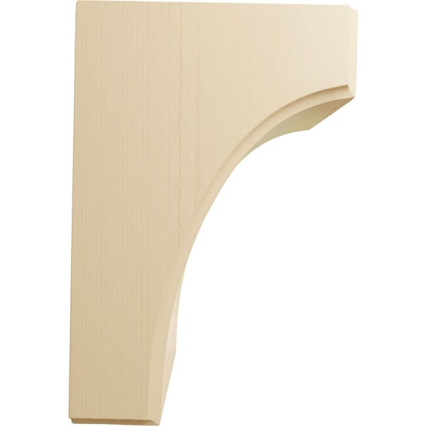 Ekena Millwork 3 1/2"W x 4"D x 6"H Clarksville Bracket, Maple - BKTW04X04X06CVMA