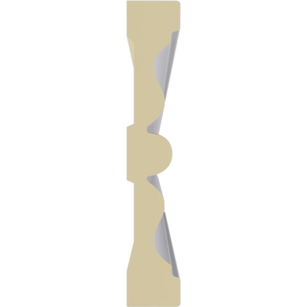 Ekena Millwork Chair Rail, High Density Urethane, 94-5/8 in L, 5 in H - MLD05X00OL
