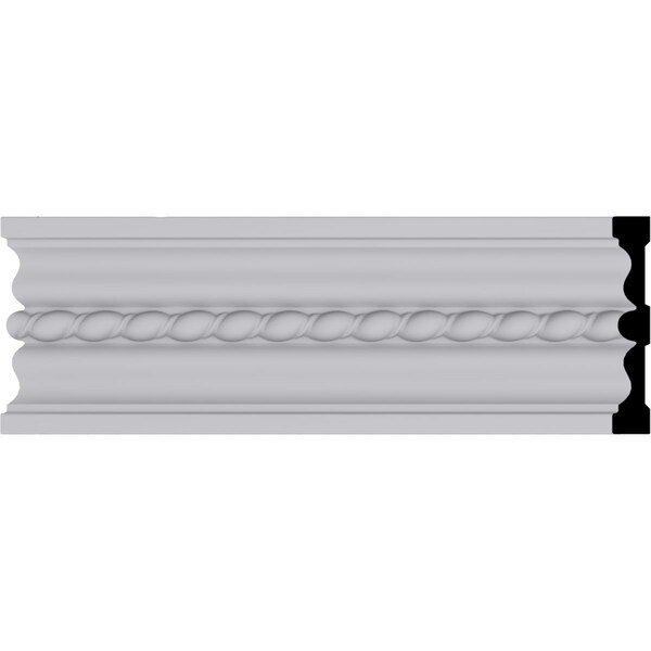 Ekena Millwork Chair Rail, High Density Urethane, 94-5/8 in L, 5 in H - MLD05X00OL