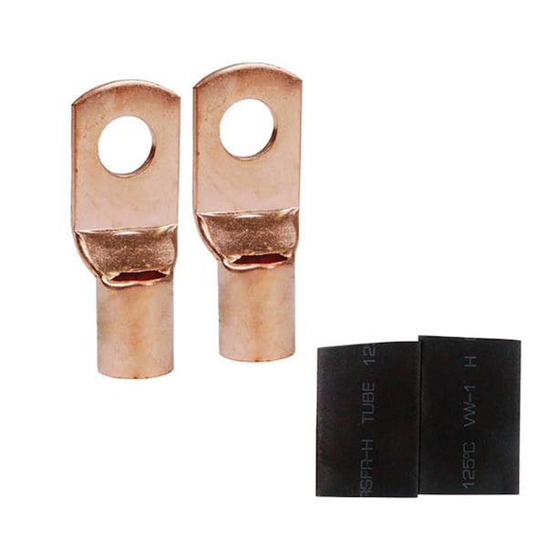 Terminal de anillo de lengüeta de cobre calibre 4 Nippon No. 1 por 4 - ISPTRC48