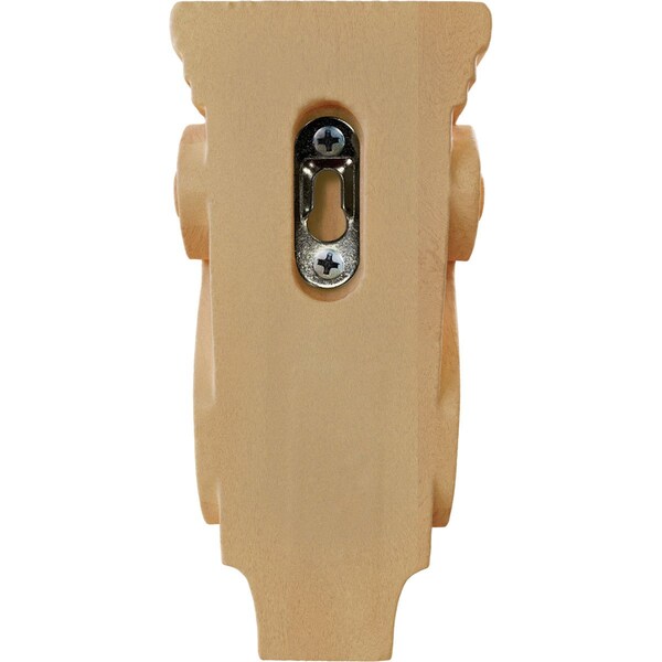 Ekena Millwork 3"W x 1 3/4"D x 6"H Extra Small Traditional Pilaster Wood Corbel, Red Oak - CORW03X02X06PTRO