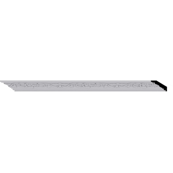 Ekena Millwork 2 3/4"H x 1 1/2"P x 3 1/8"F x 94 1/2"L Piedmont Crown Moulding - MLD02X01X03PI