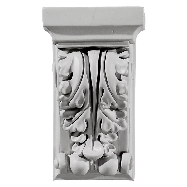 Ekena Millwork 3 1/2"W x 2 3/4"D x 6"H Apollo Leaf Corbel - COR03X02X06AP