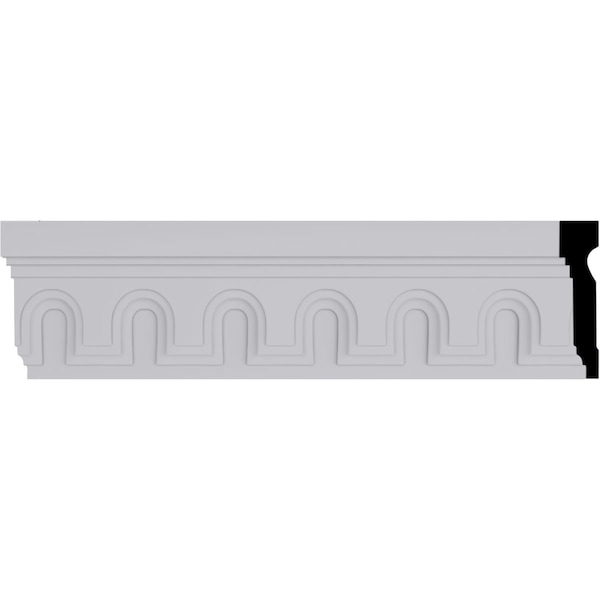 Ekena Millwork Panel Moulding, High Density Urethane, 94-1/2 in L, 4 in H - MLD04X01HE