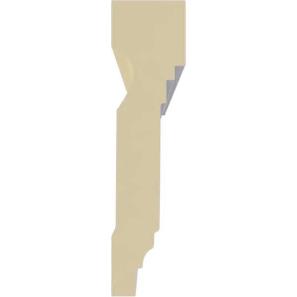 Ekena Millwork Panel Moulding, High Density Urethane, 94-1/2 in L, 4 in H - MLD04X01HE