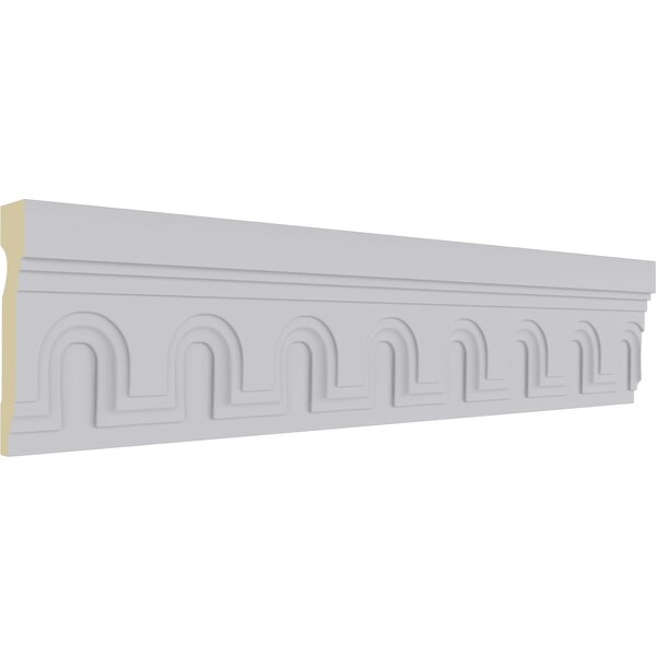 Ekena Millwork Panel Moulding, High Density Urethane, 94-1/2 in L, 4 in H - MLD04X01HE