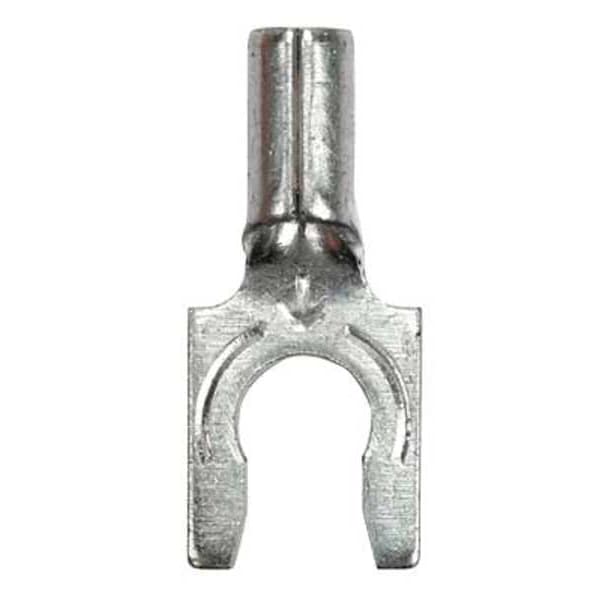 Terminal de horquilla con bloqueo no aislado de calibre 22-18 AWG para estudio #6, paquete de 1000 - MU18-6FLK
