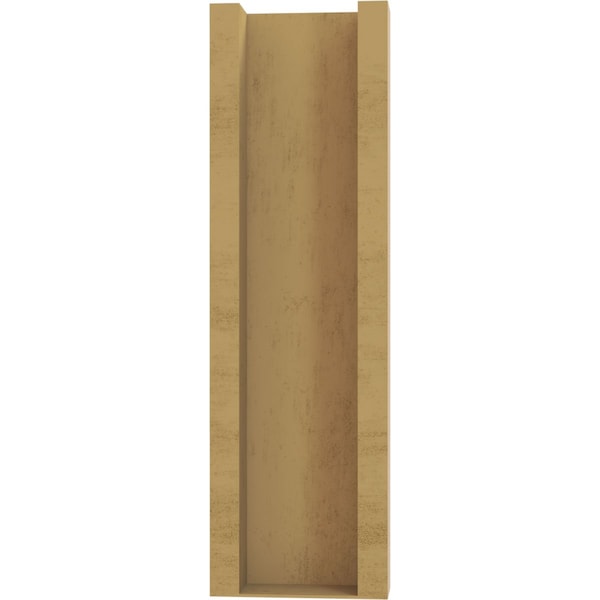 Ekena Millwork 6-in W x 20-in D x 20-in H Funston Trad Rough Cedar Woodgrain TimberThane Outlooker, Primed Tan - OUTUR060X20X20FST04RCPR
