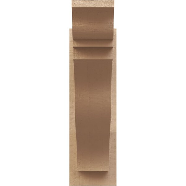 Ekena Millwork 6-in W x 20-in D x 20-in H Funston Trad Rough Cedar Woodgrain TimberThane Outlooker, Primed Tan - OUTUR060X20X20FST04RCPR