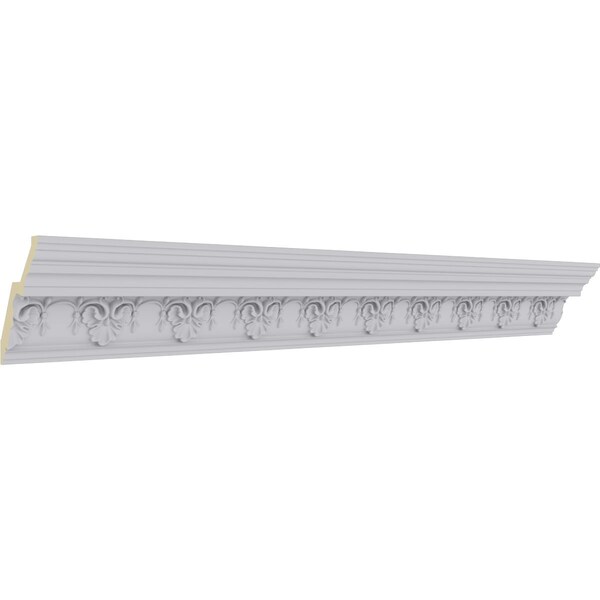Ekena Millwork 4 1/2"H x 3 1/2"P x 5 3/4"F x 94 1/2"L Hampshire Crown Moulding - MLD05X04X06HA