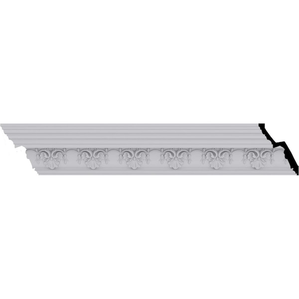 Ekena Millwork 4 1/2"H x 3 1/2"P x 5 3/4"F x 94 1/2"L Hampshire Crown Moulding - MLD05X04X06HA
