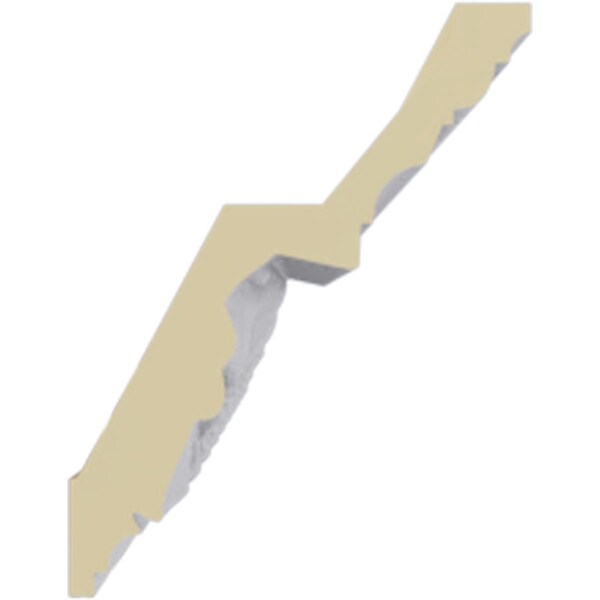 Ekena Millwork 4 1/2"H x 3 1/2"P x 5 3/4"F x 94 1/2"L Hampshire Crown Moulding - MLD05X04X06HA