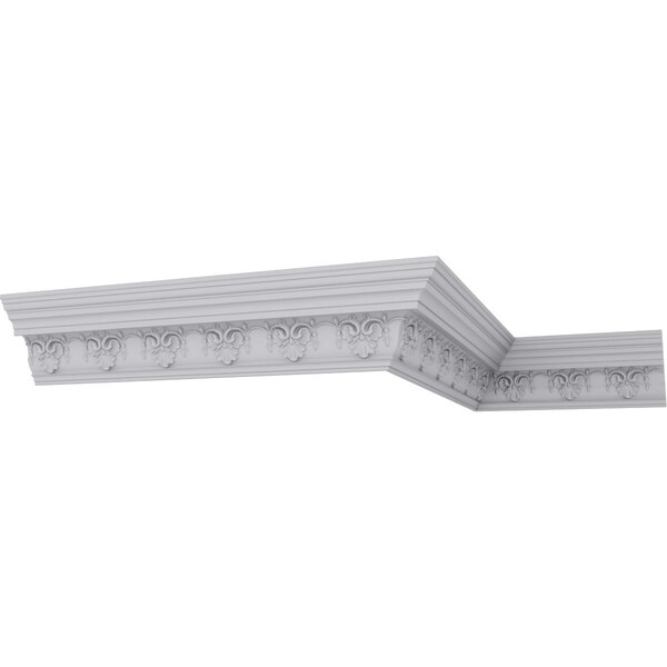 Ekena Millwork 4 1/2"H x 3 1/2"P x 5 3/4"F x 94 1/2"L Hampshire Crown Moulding - MLD05X04X06HA