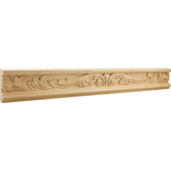 Hardware Resources Alder, 96" L, 3" H, Unfinished - HCM06ALD