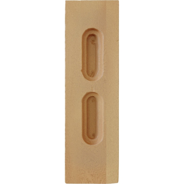 Ekena Millwork 1 3/4"W x 6"D x 6"H Small Olympic Wood Bracket, Red Oak - BKTW01X06X06OLRO