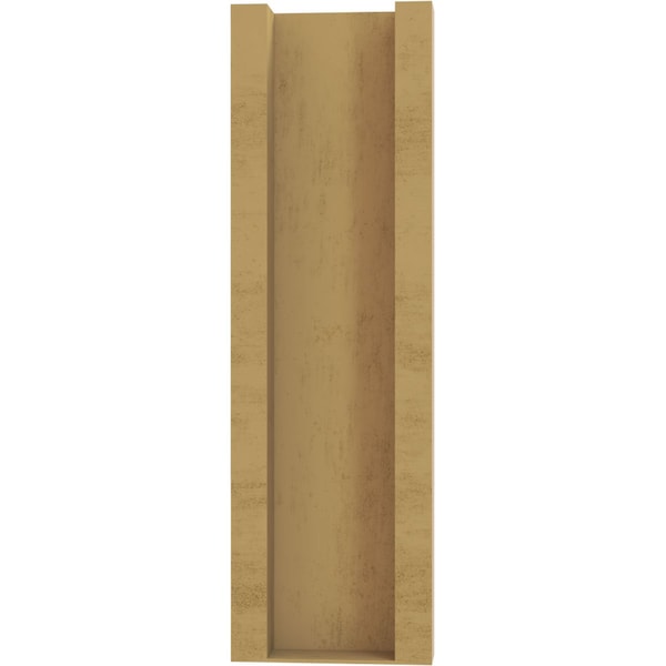 Ekena Millwork 6-in W x 20-in D x 32-in H Olympic Block Rough Cedar Woodgrain TimberThane Outlooker, Primed Tan - OUTUR060X20X32OLY44RCPR