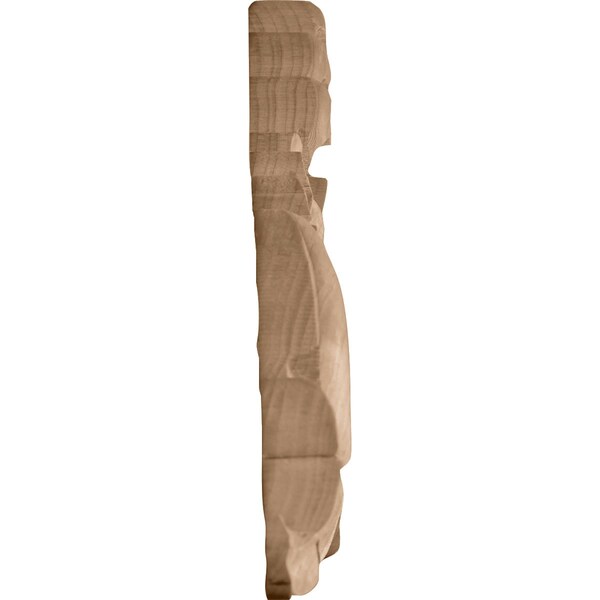 Ekena Millwork 24 1/8"W x 5 1/8"H x 3/4"D Medium Farmingdale Center with Scrolls, Rubberwood - ONL24X05X01FRRW