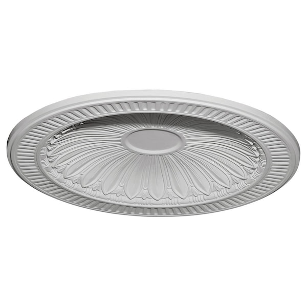Ekena Millwork 35 3/8"OD x 3 1/4"D Devon Recessed Mount Ceiling Dome 31"Diameter x 2 1/2"D Rough Opening - DOME35DE
