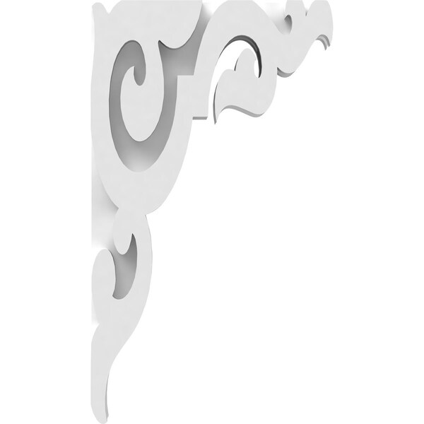 Ekena Millwork Rotherham Architectural Grade PVC Corbel, 1 7/8"W X 8"D X 14"H - CORP01X08X14RO