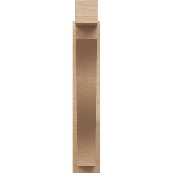 Ekena Millwork 5 1/2-in W x 22-in D x 30-in H Funston Block Rough Cedar Woodgrain TimberThane Outlooker, Primed Tan - OUTUR055X22X30FST44RCPR