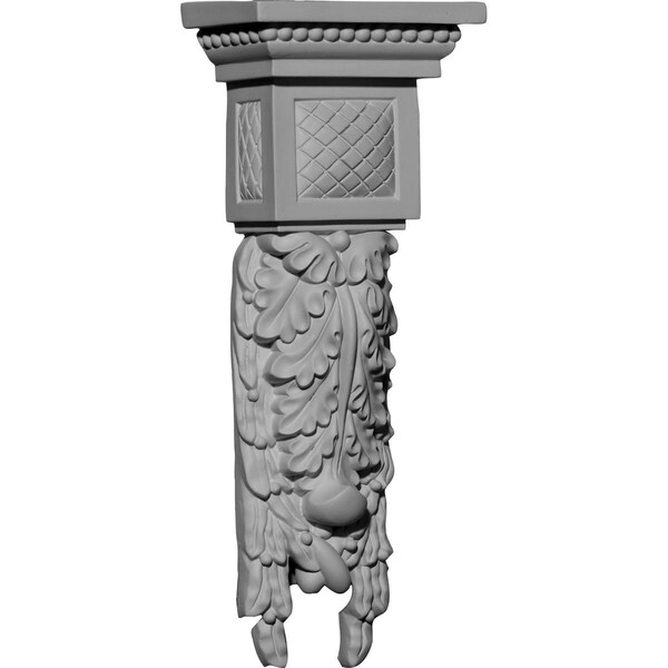 Ekena Millwork 4 1/4"W x 2 1/2"D x 10 7/8"H Hampshire Large Drop Corbel - COR04X02X11HA