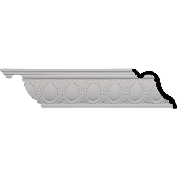 Ekena Millwork SAMPLE - 5 1/8"H x 6"P x 7 7/8"F x 12"L, (3 3/8" Repeat), Egg and Dart Crown Moulding - SAMPLE-MLD05X06X07EG