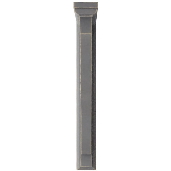 Ekena Millwork 1 1/2"W x 9"D x 11"H Hamilton Traditional Wood Vintage Decor Bracket, Pebble Grey - BKTWD01X09X11HAPG
