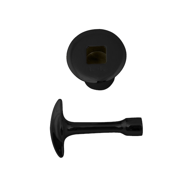 Westbrass 3/4" NPSM Log Lighter Gas Valve Trim Kit in Matte Black - R500-62