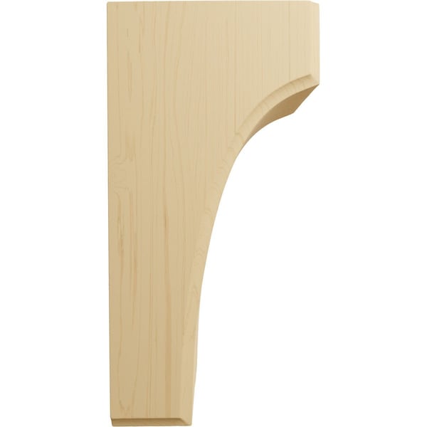 Ekena Millwork 3 1/2"W x 4"D x 8"H Clarksville Bracket, Alder - BKTW04X04X08CVAL