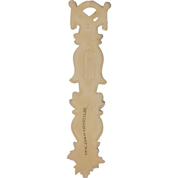 Ekena Millwork 4 5/8"W x 19 1/2"H x 1 3/8"P Wreath Drop Onlay - ONL04X19X01WR