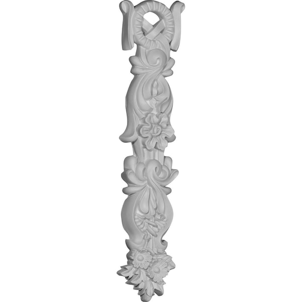 Ekena Millwork 4 5/8"W x 19 1/2"H x 1 3/8"P Wreath Drop Onlay - ONL04X19X01WR