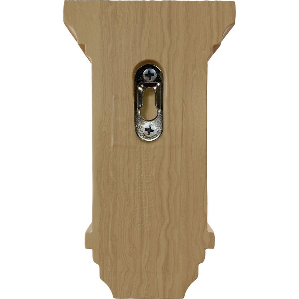 Ekena Millwork 3 1/2"W x 3 3/4"D x 6"H Mini Jefferson Wood Corbel, Cherry - CORW03X03X06JECH