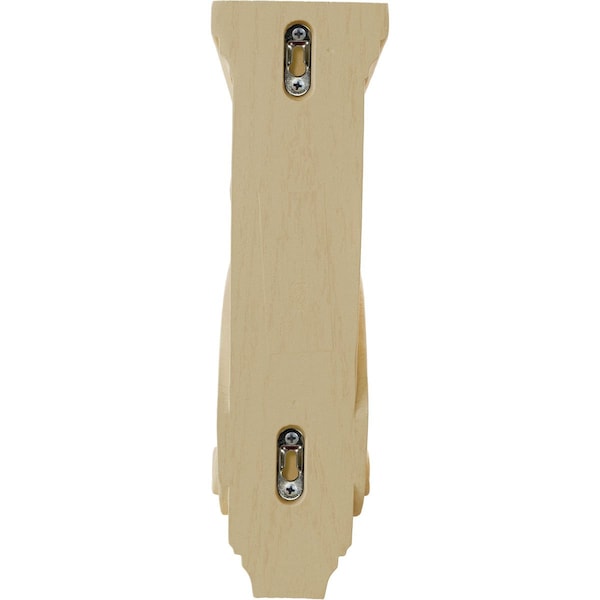 Ekena Millwork 3 7/8"W x 8"D x 13"H Boston Traditional Scroll Corbel, Maple - COR03X08X13TSMA