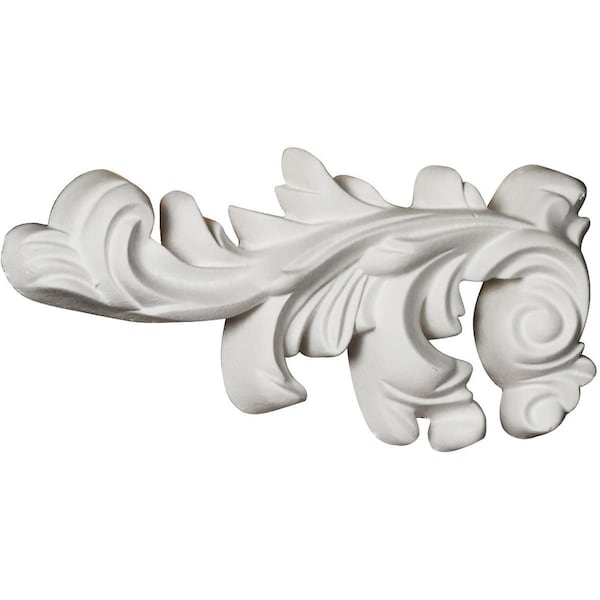 Ekena Millwork 3"W x 6 3/8"H x 7/8"P Robin Scroll Onlay, Left - ONL03X06X01RB-L