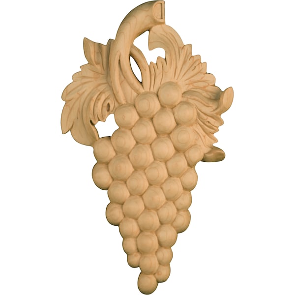 Osborne Wood Products 7 3/4 x 5 x 5/8 Grape Cluster in Cherry - 7505C