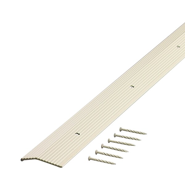 M-D Building Products Aluminum, Almond, 36 in L, 1.375 in W - 74187