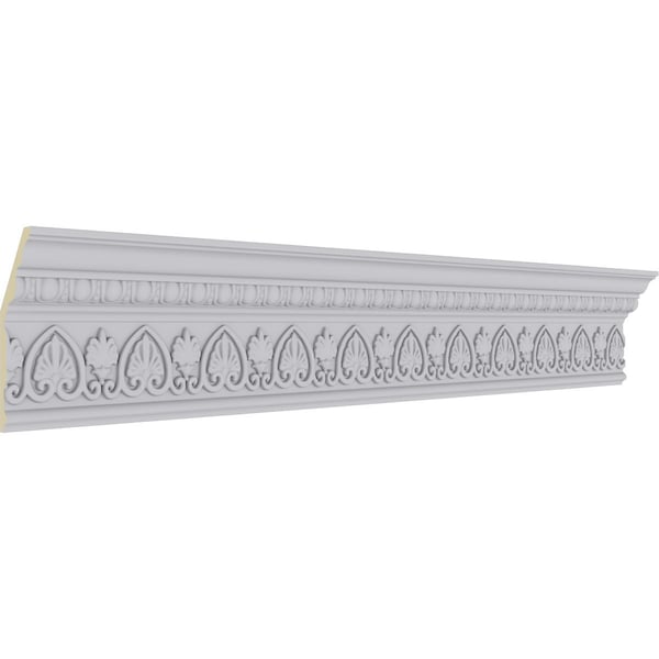Ekena Millwork 6 3/8"H x 2 1/2"P x 7"F x 94 1/2"L Kirke Crown Moulding - MLD06X02X07KI