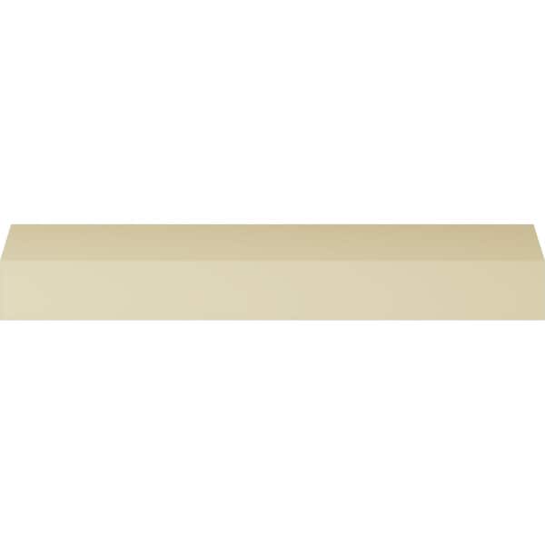 Ekena Millwork 6 3/8"H x 2 1/2"P x 7"F x 94 1/2"L Kirke Crown Moulding - MLD06X02X07KI