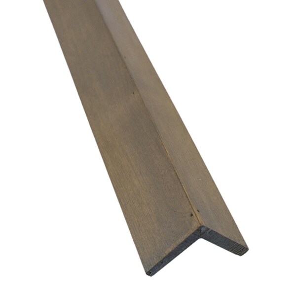 Timberchic Wood, Gray, 48 in L, 1.25 in W, Stained - 328