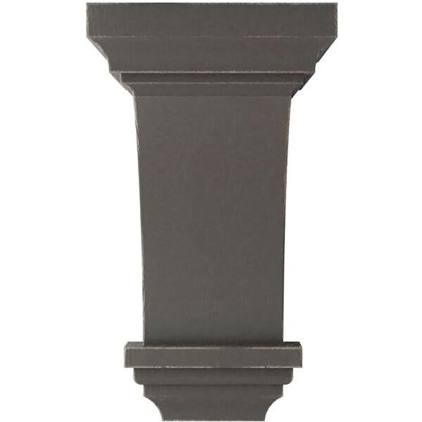 Ekena Millwork 6"W x 6 3/4"D x 12"H Large Jefferson Wood Vintage Decor Corbel, Reclaimed Grey - CORWD06X06X12JEGY