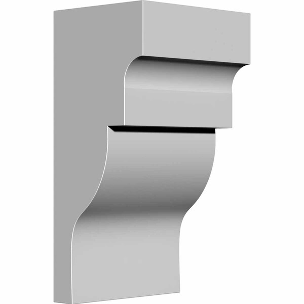 Ekena Millwork 5 1/4"W x 4 1/2"D x 10"H Wigan Bracket - BKT05X04X10WG