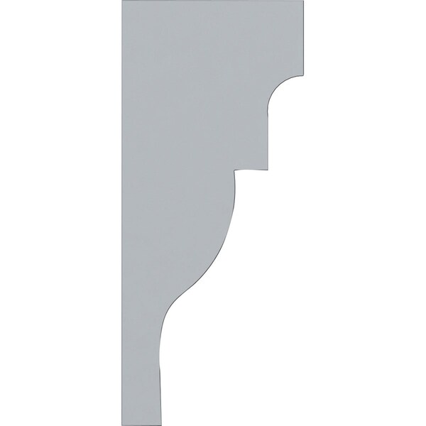 Ekena Millwork 5 1/4"W x 4 1/2"D x 10"H Wigan Bracket - BKT05X04X10WG