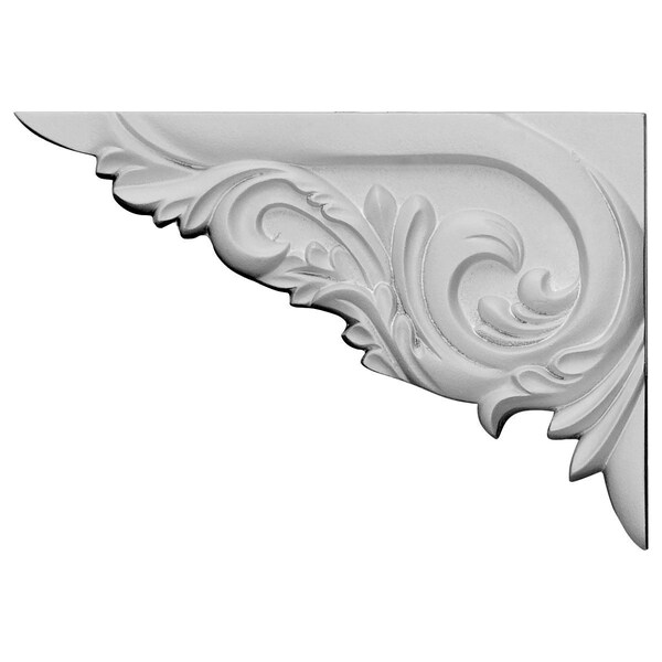 Ekena Millwork 8 3/8"W x 5 7/8"H x 5/8"D Tyrone Stair Bracket, Left - SB08X05TY-L