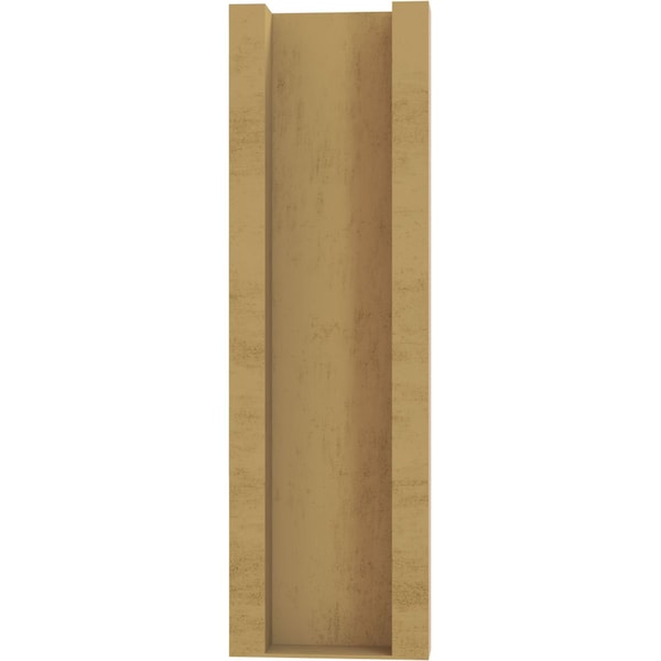 Ekena Millwork 5 1/2-in W x 18-in D x 18-in H Funston Block Rough Cedar Woodgrain TimberThane Outlooker, Primed Tan - OUTUR055X18X18FST44RCPR
